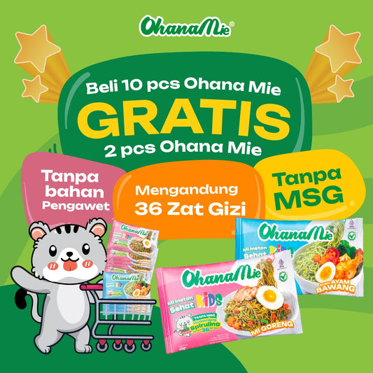 Ayam Bawang & Mie Goreng | 10 pcs | FREE 2 pcs Ohana Mie