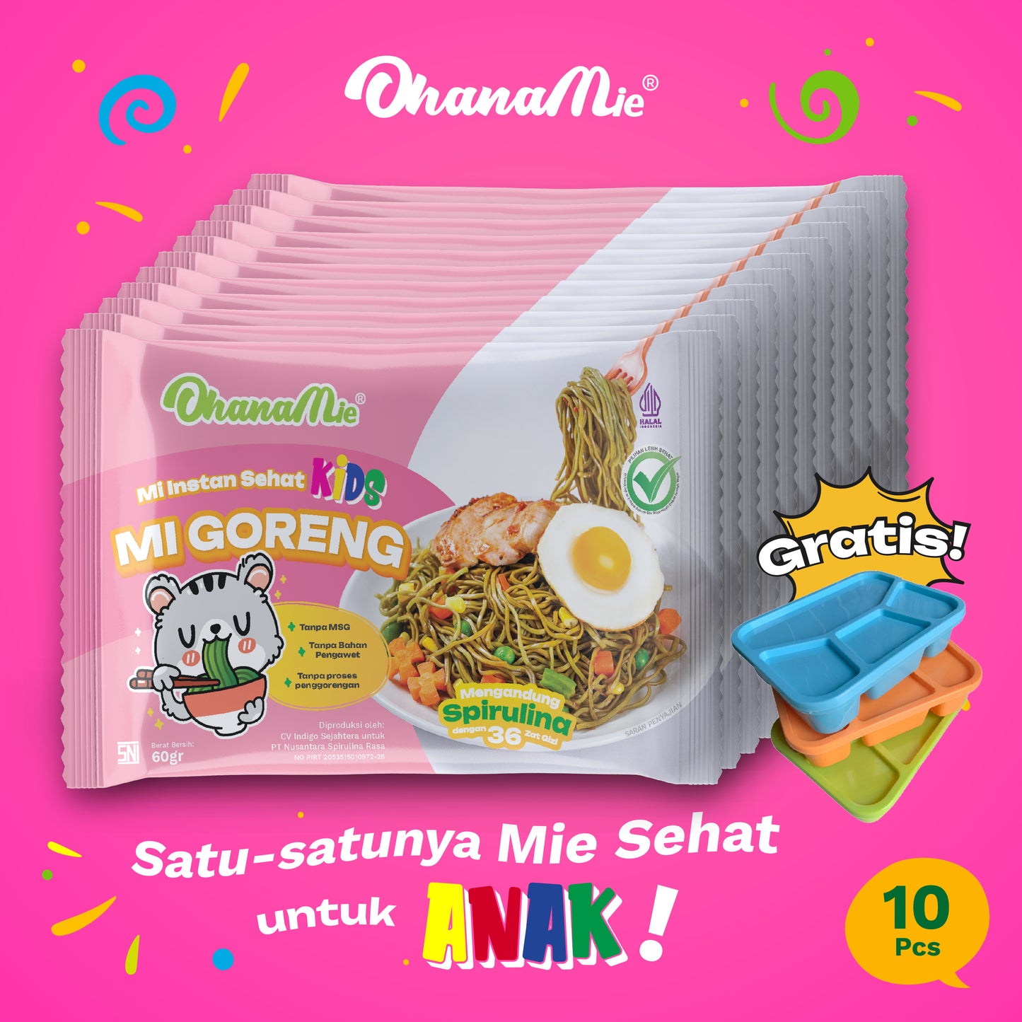 Mie Goreng | 10 pcs | FREE Lunchbox