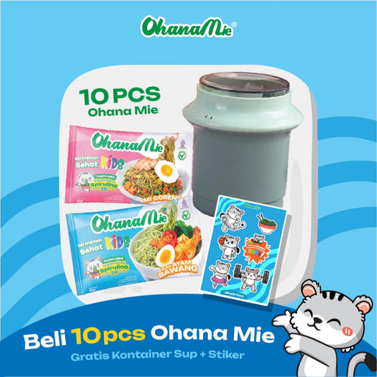 Ayam Bawang & Mie Goreng | 10 pcs | FREE Soup Container & Sticker